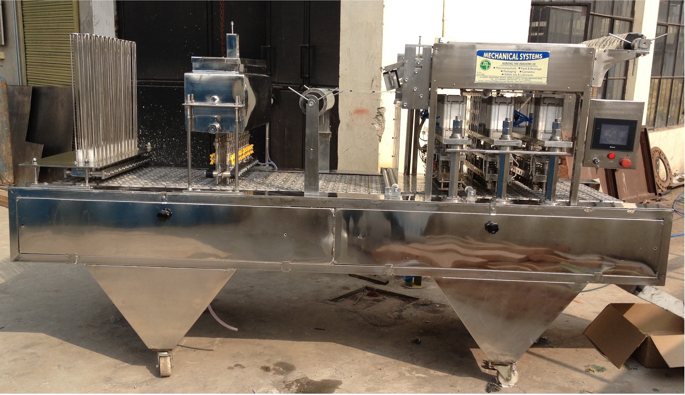 Manufacturers Exporters and Wholesale Suppliers of Jelly Cup FIlling Machine Ambala Haryana Jelly Cup FIlling Machine